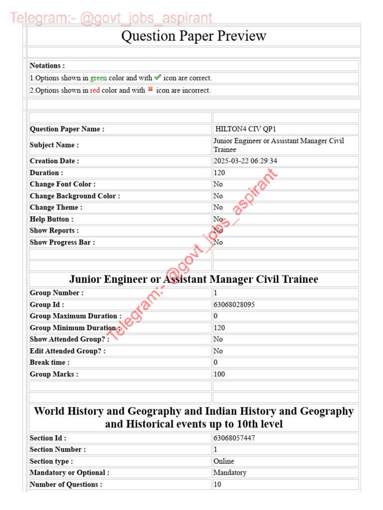 MPPKVVCL 2025 Civil Paper - Watermark | PDF