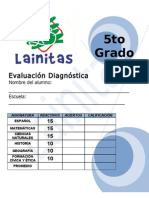 5to Grado - Diagnóstico (11-12)