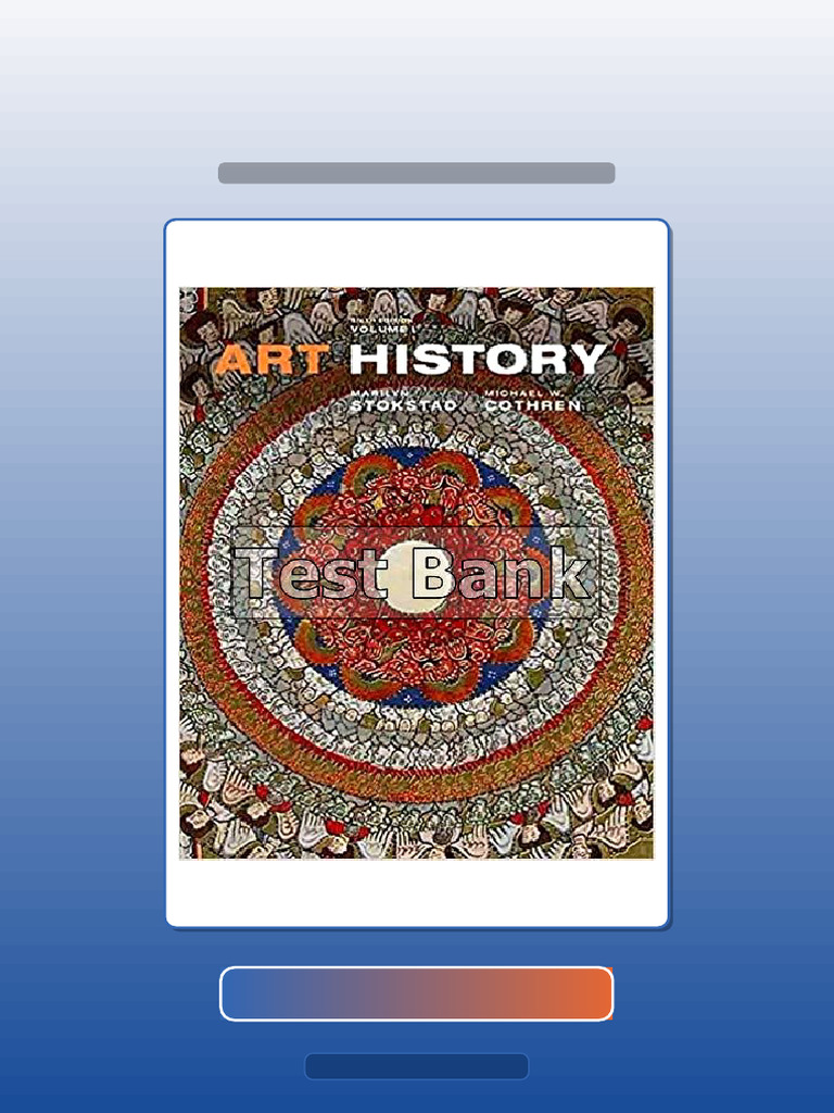 Test Bank of Art History Volume 1 6th Edition Stokstad | PDF | Textbook ...