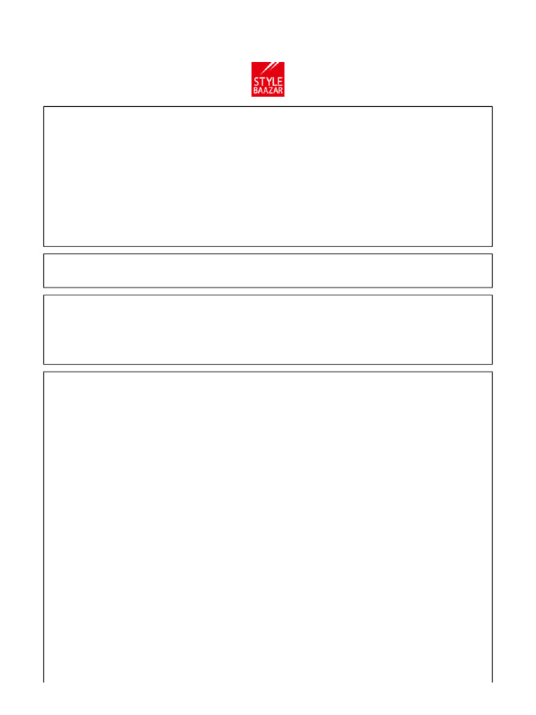 Tax Invoice for Style Baazar Purchase | PDF | Credit Card | Cash