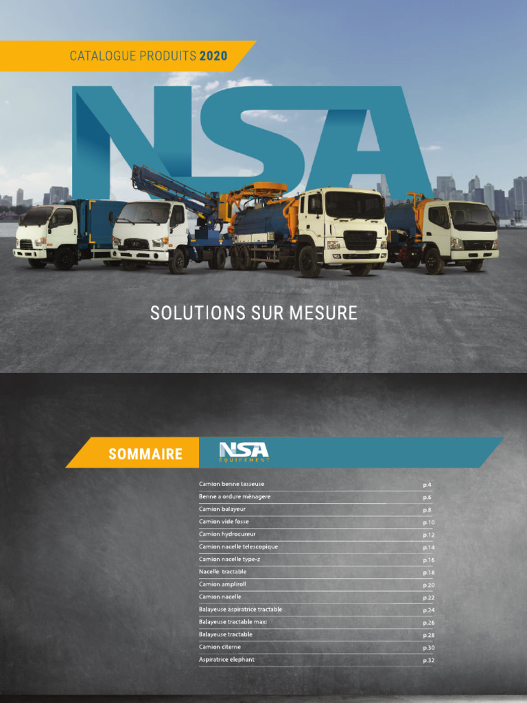 Catalogue NSA Produits | PDF