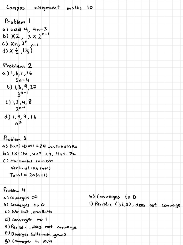 Compos Maths Assignment 10 | PDF