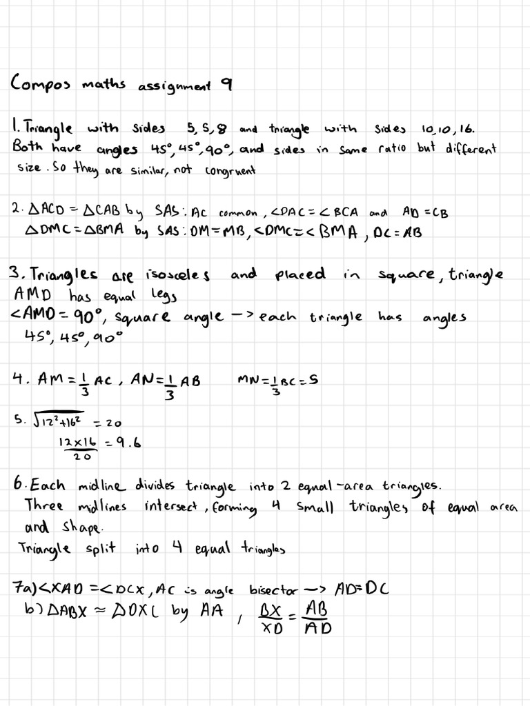 Compos Maths Assignment 9 | PDF