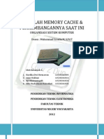 MAKALAH MEMORY CACHE Dan Perkembangannya Saat Ini