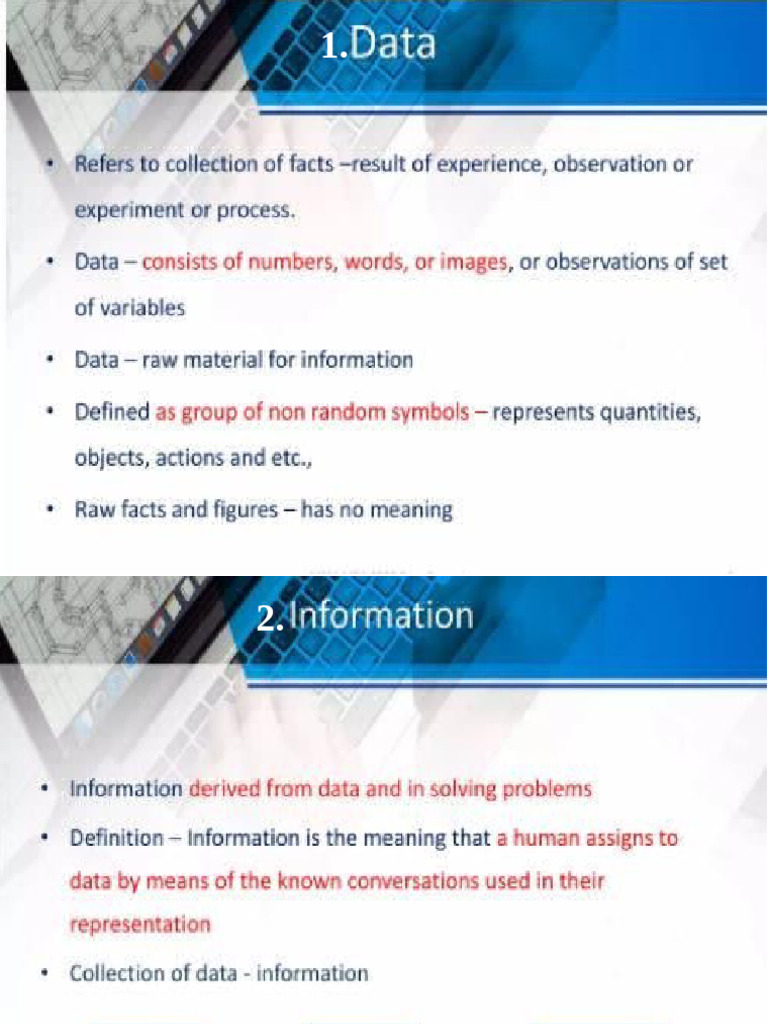 unit 1 information management notes | PDF