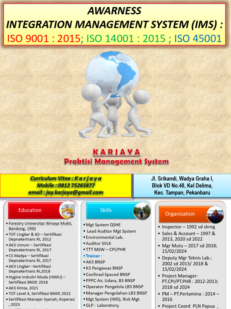 Awareness of Integrated Management Systems | PDF