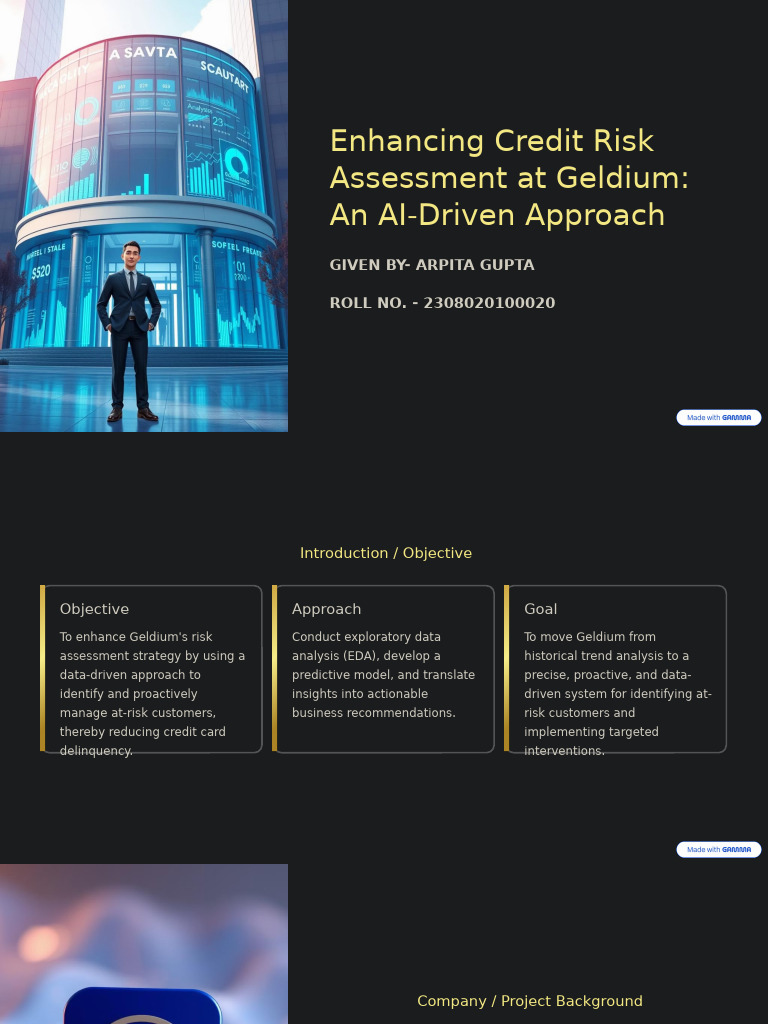 AI-Enhanced Credit Risk Assessment | PDF | Artificial Intelligence ...