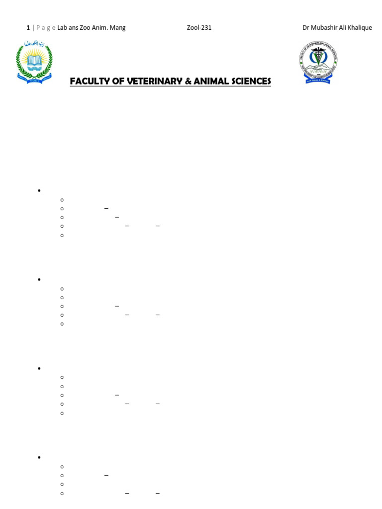 Lab Animal Housing Requirements Guide | PDF | Animal Testing | Guinea Pig