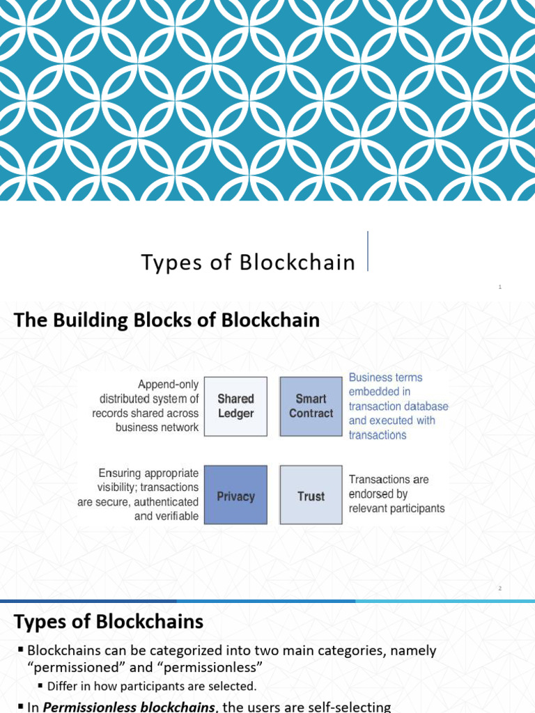 Understanding Blockchain Types and Structures | PDF | Cryptocurrency ...