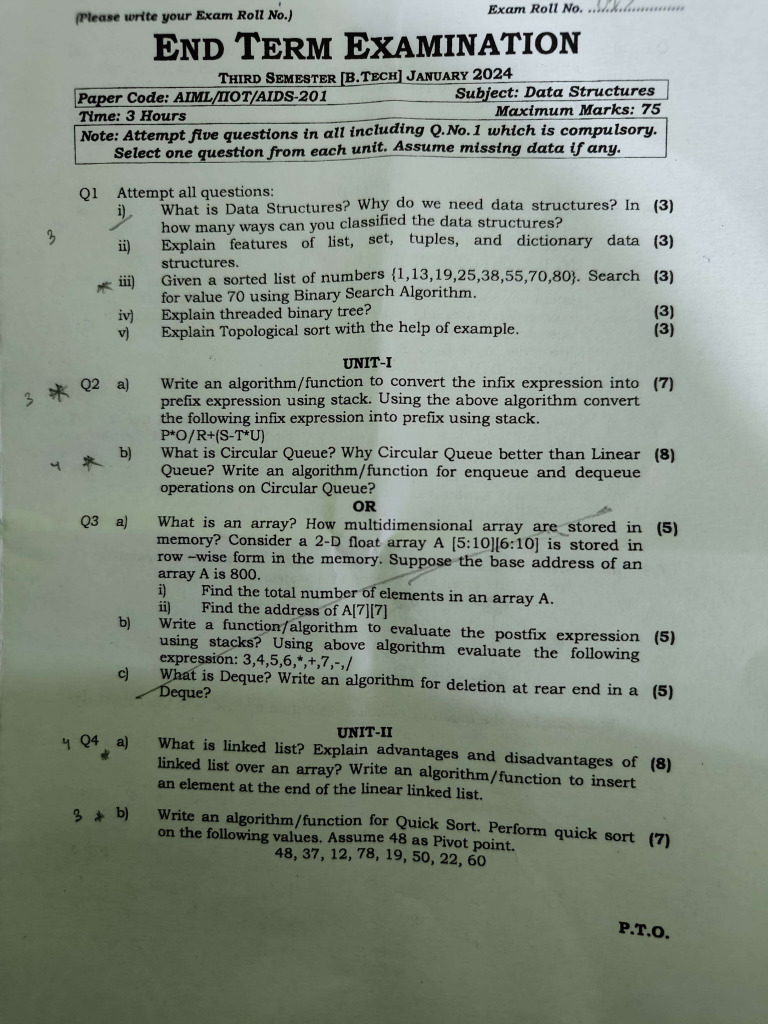 Endsem 2024 AIML | PDF
