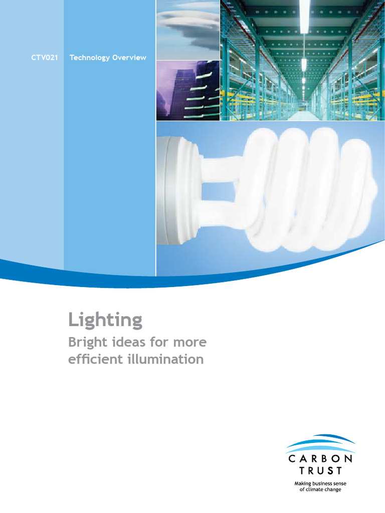 CTV021 - Lighting Technology | PDF | Incandescent Light Bulb | Lighting