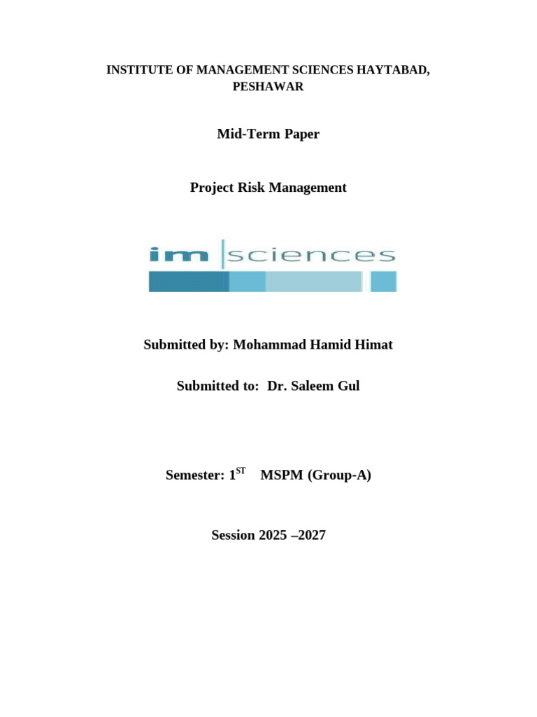 Hamid Mid Paper | PDF | Space Shuttle | Space Shuttle Columbia