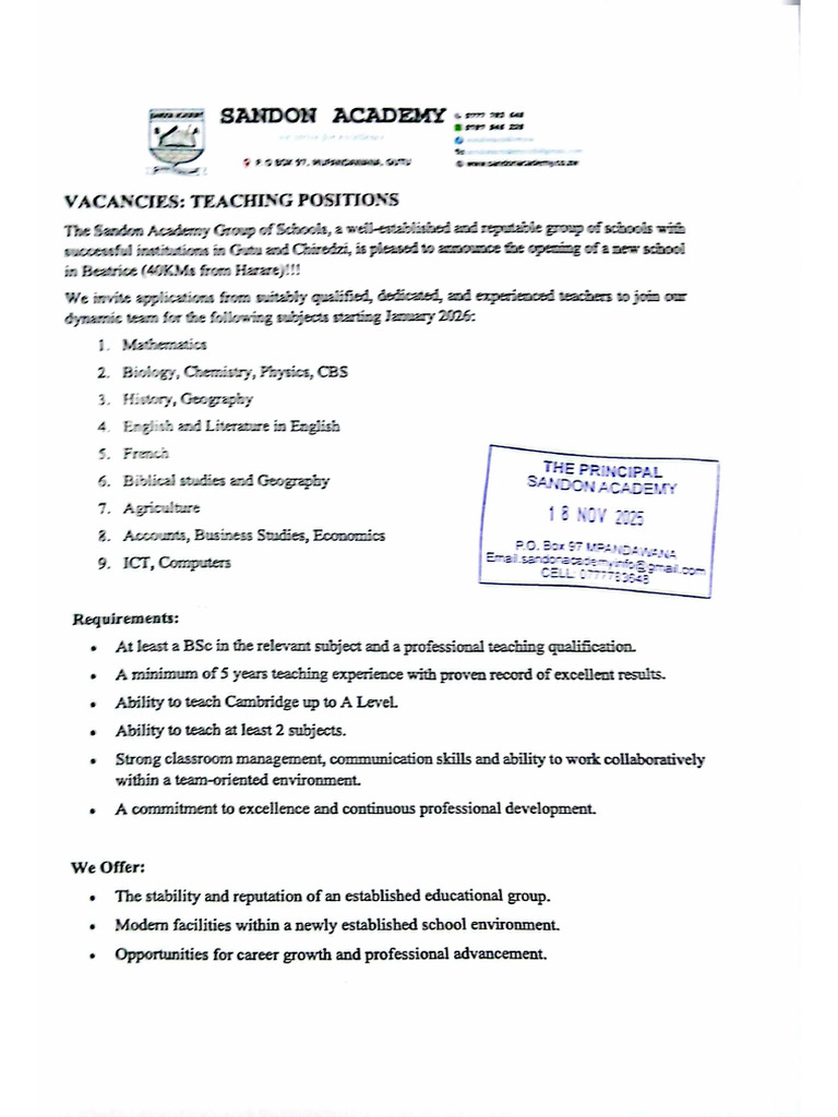 Vacancies | PDF