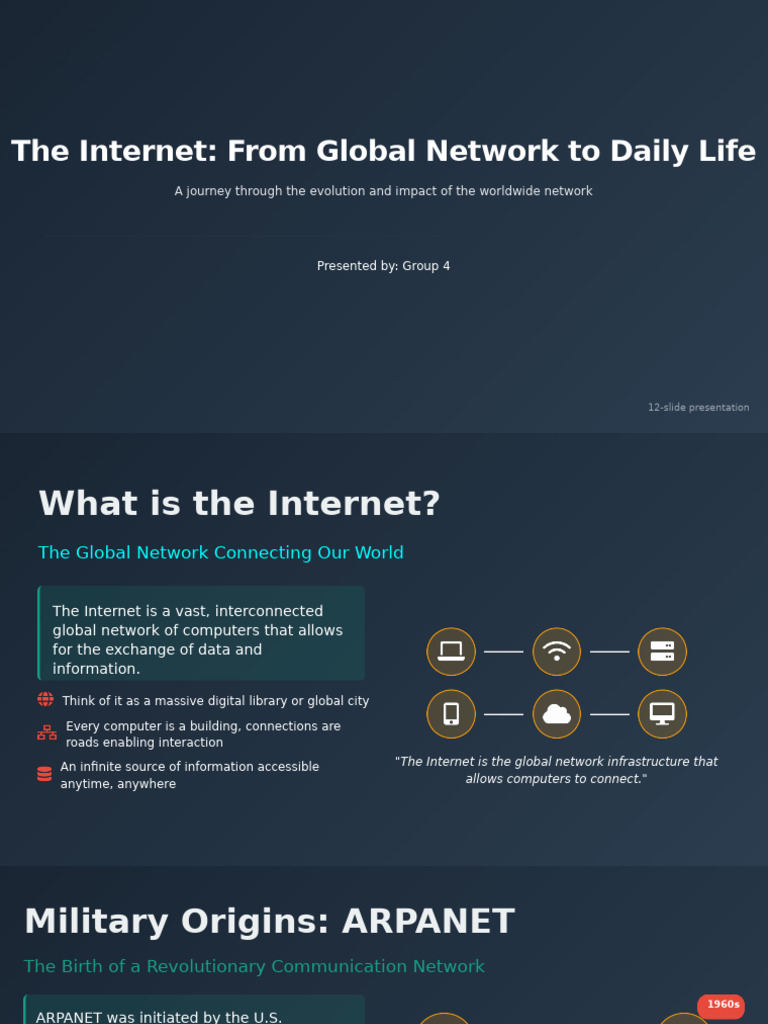 Evolution of the Internet Explained | PDF | Computer Network | Internet