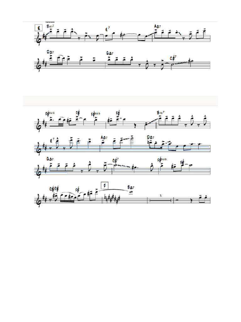 Arthur's Theme Sax PDF | PDF