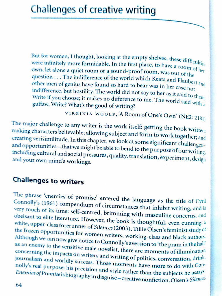 Challenges in Creative Writing | PDF | Translations
