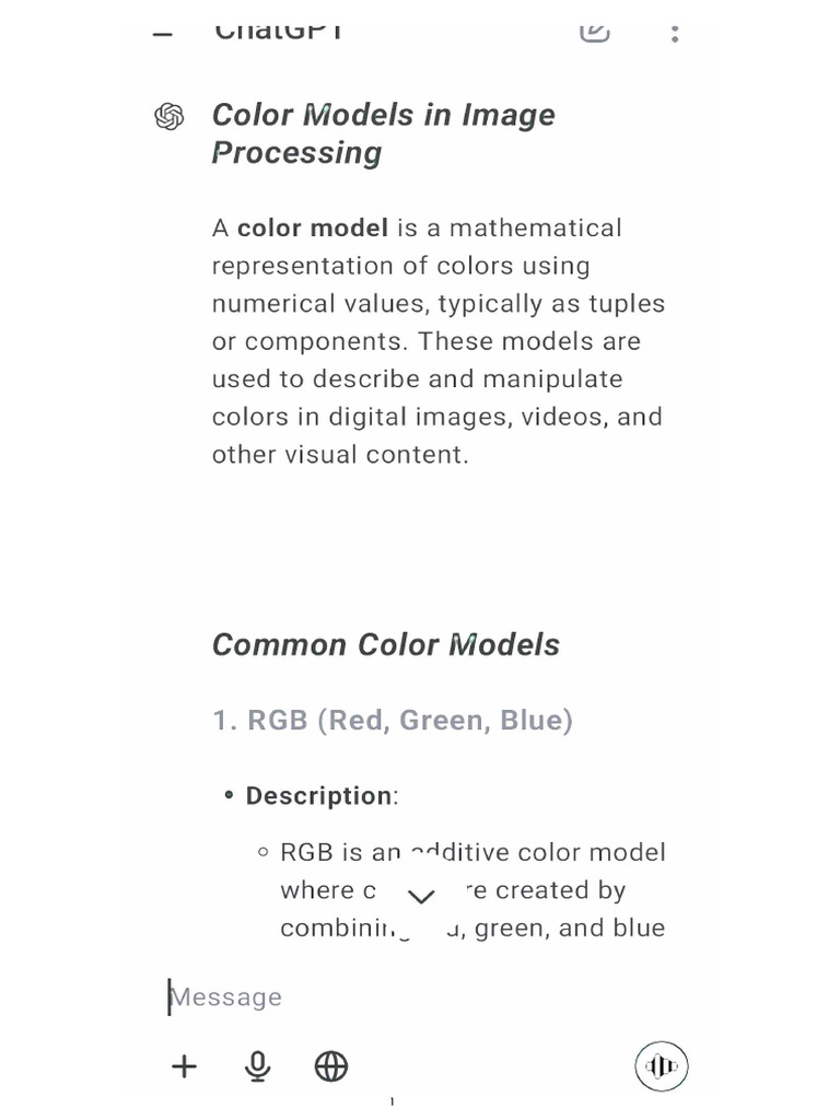 Color Model | PDF