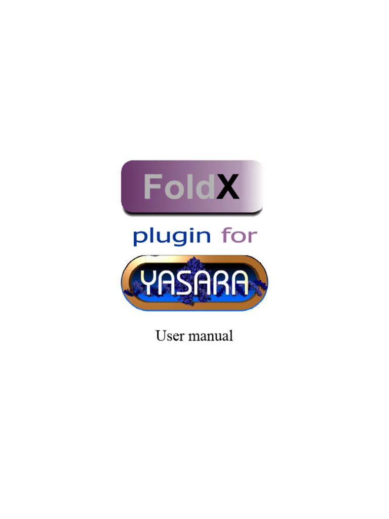 FoldX Plugin User Manual for YASARA | PDF | Amino Acid | Hydrogen Bond