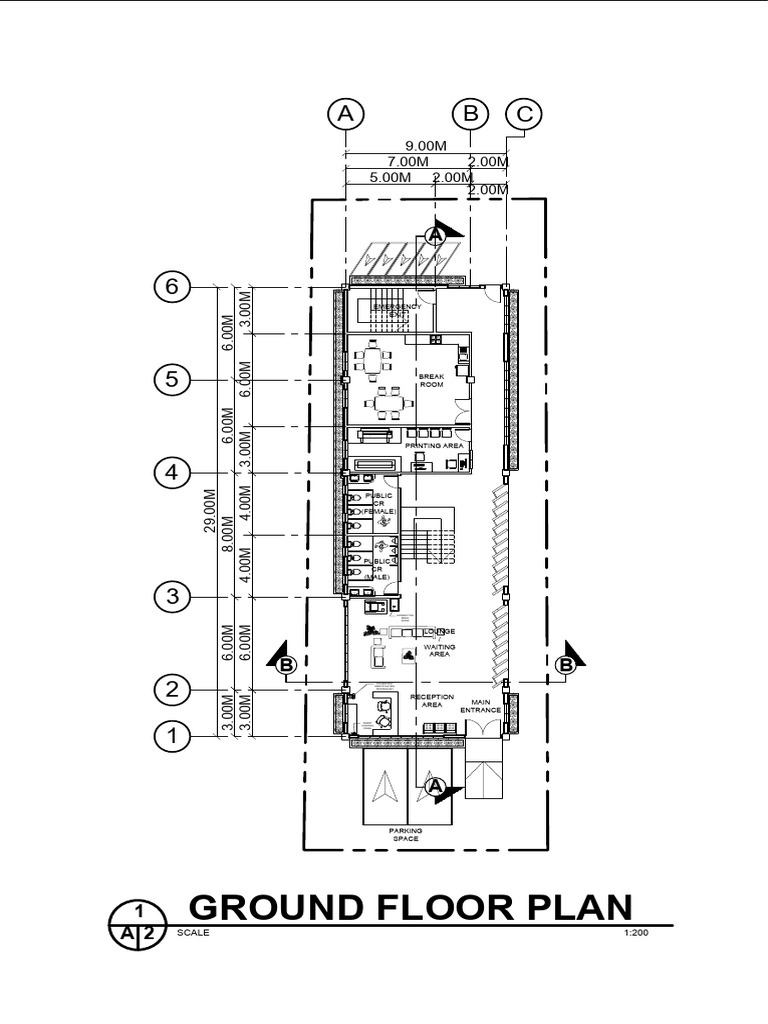Ground Floor Plan with Smart Features | PDF