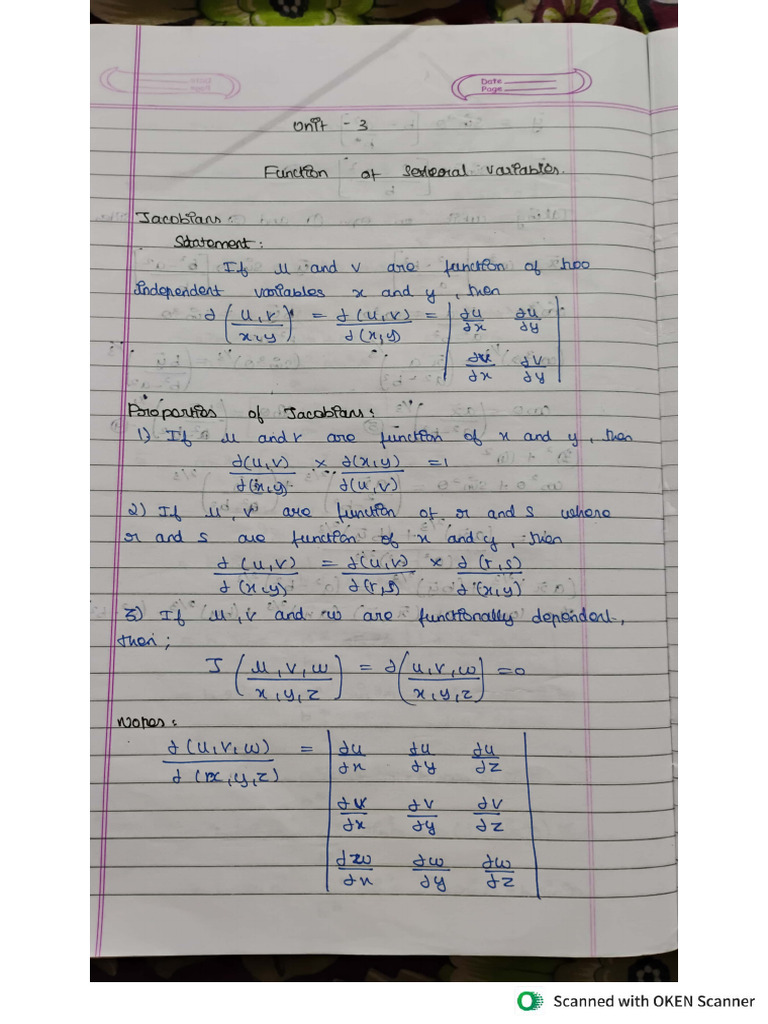 Maths Unit 3 and 4 | PDF