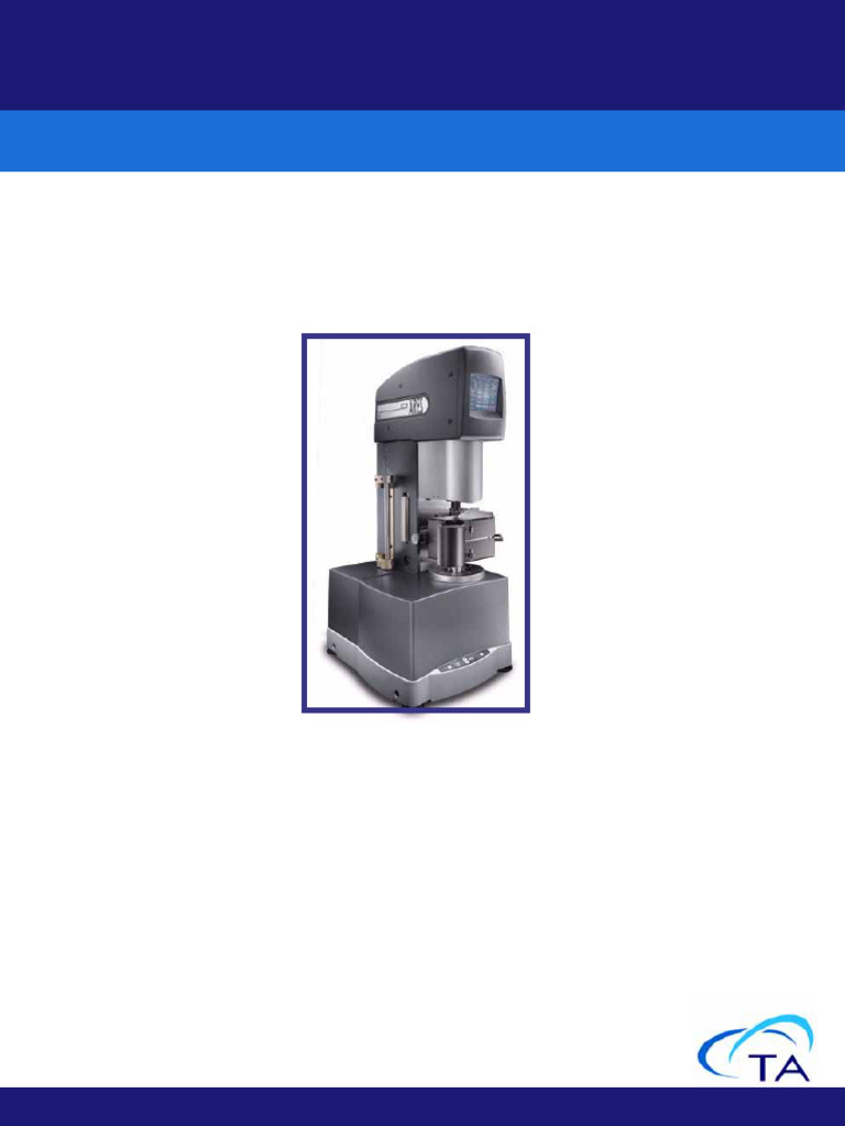 ARES-G2 Rheometer User Guide | PDF