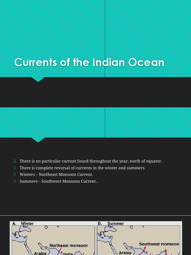 Indian Ocean Currents Overview | PDF