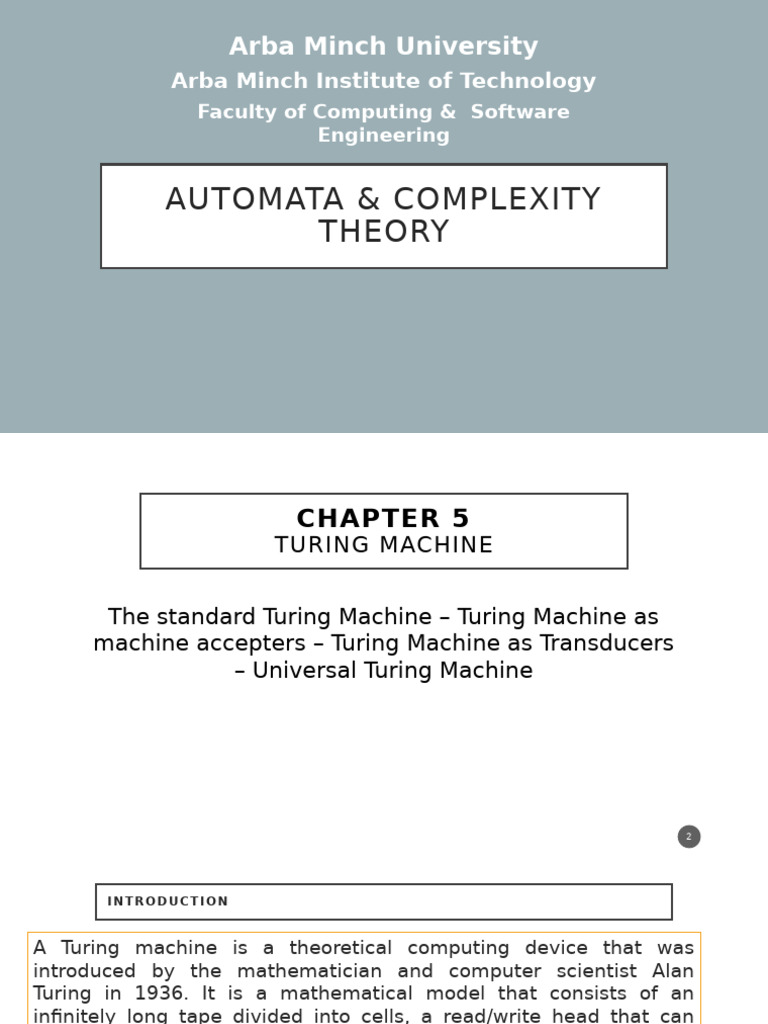 Understanding Turing Machines in Computability | PDF | Computational ...