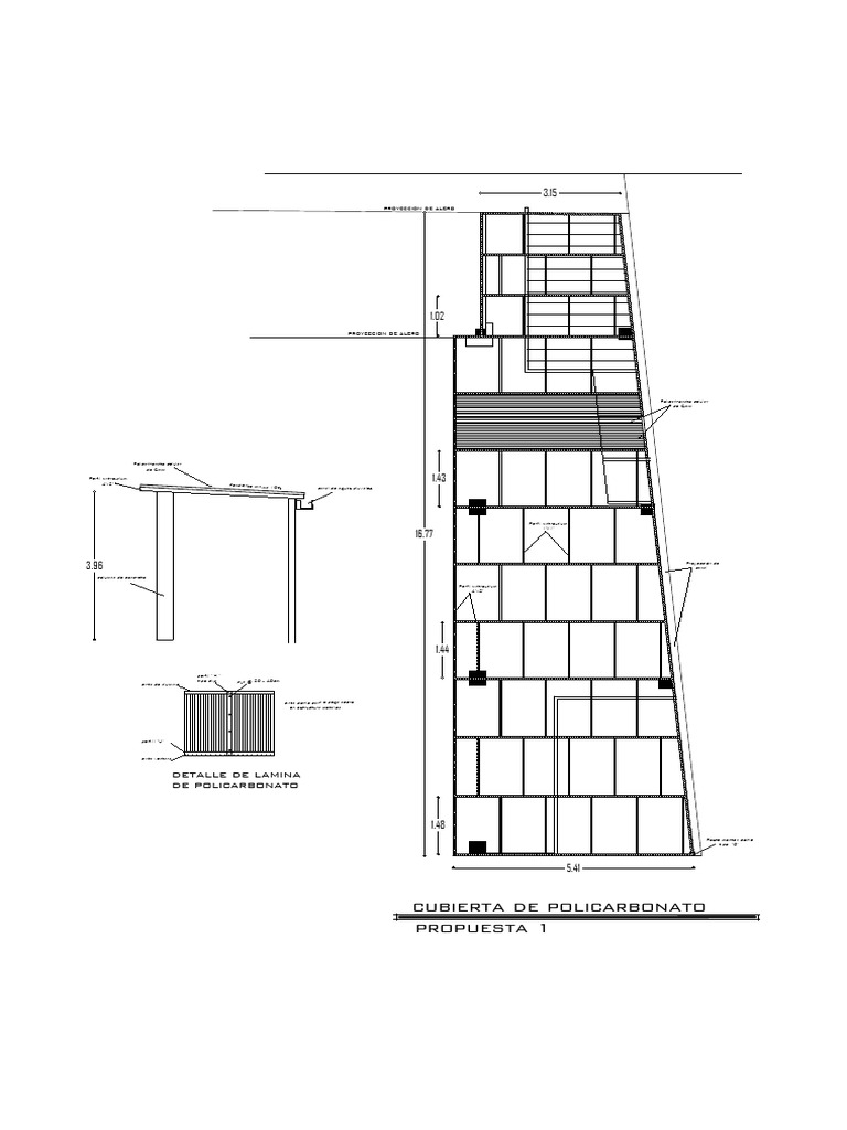Pergola Prop 2 - 041153. | PDF | Materiales | Rieles