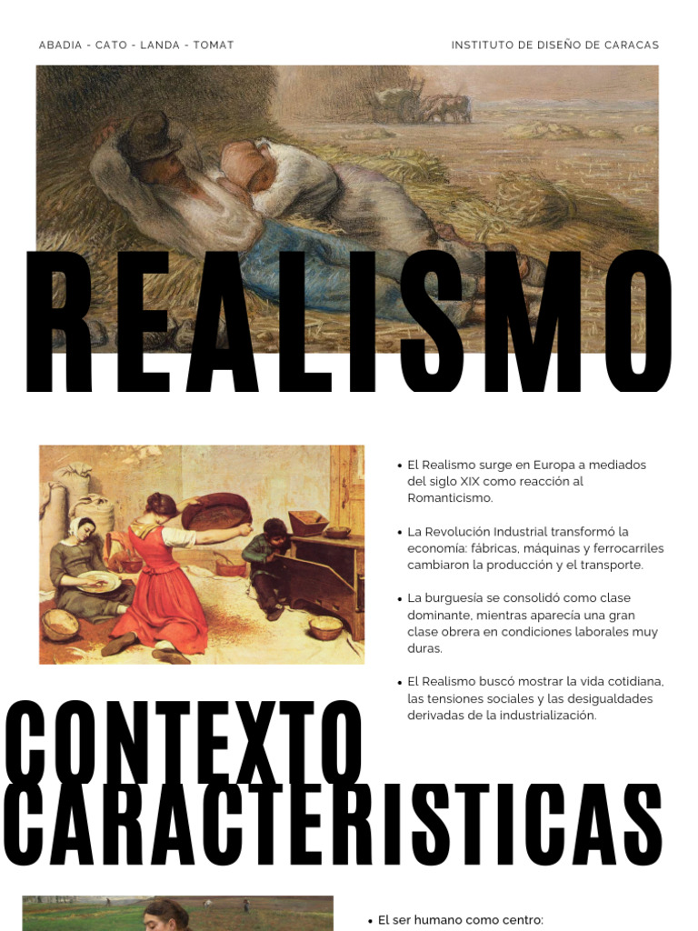Características del Realismo Artístico | PDF | Las artes