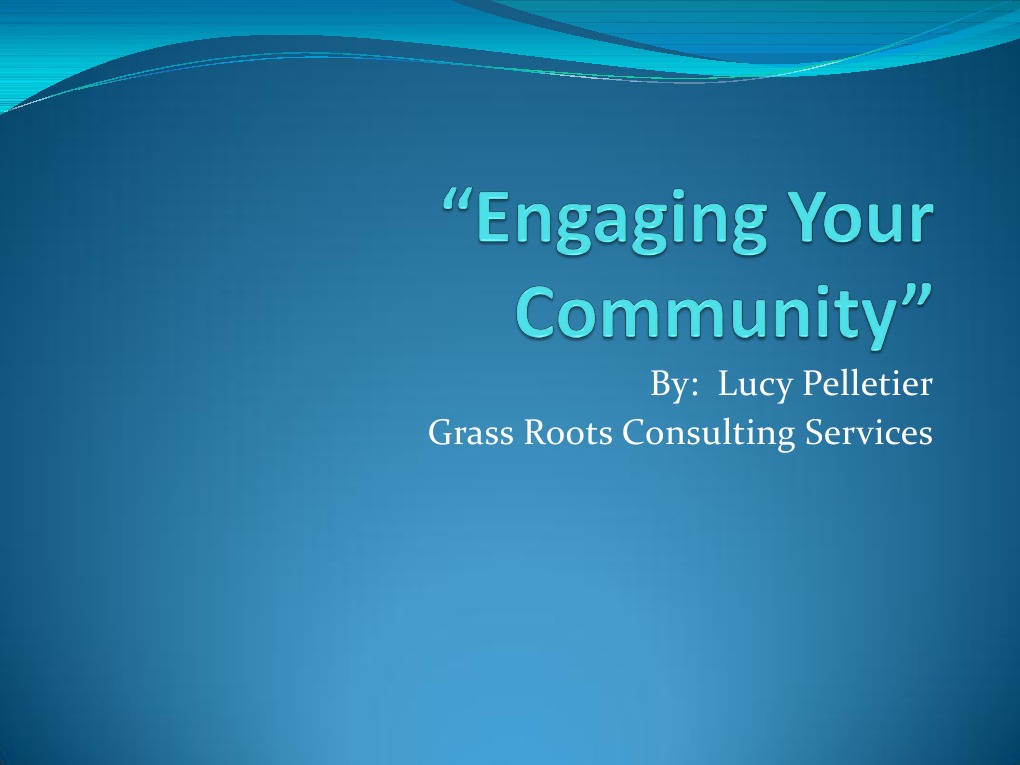 Engaging Your Community I Pdf Community Volunteering