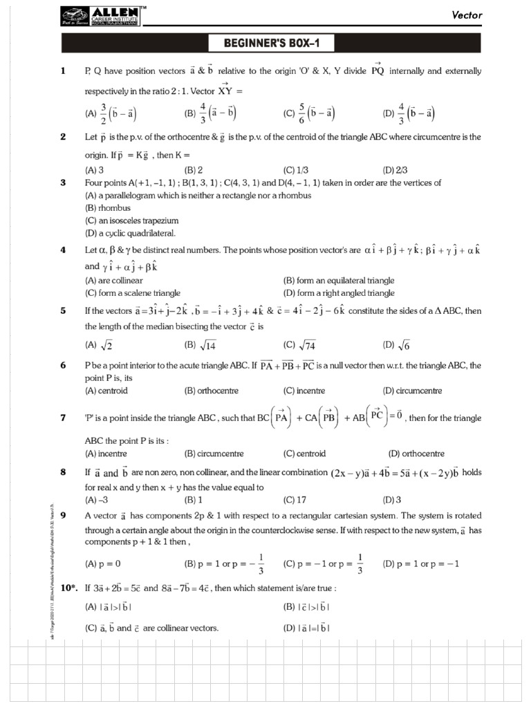 Vector | PDF