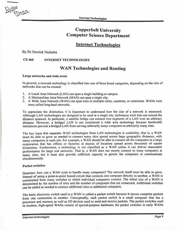 2. WAN Technologies and Routing_20200113114639 | PDF