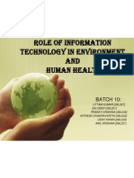 Role of Information Technology in Environment and