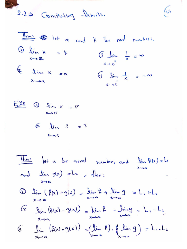 2.2 Computing Limits | PDF