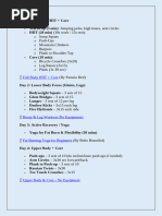 Core Strength Workout Routine | PDF