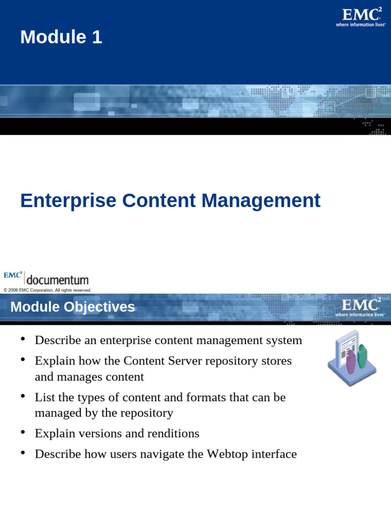 01 Enterprise Content Management | PDF | Databases | System Software