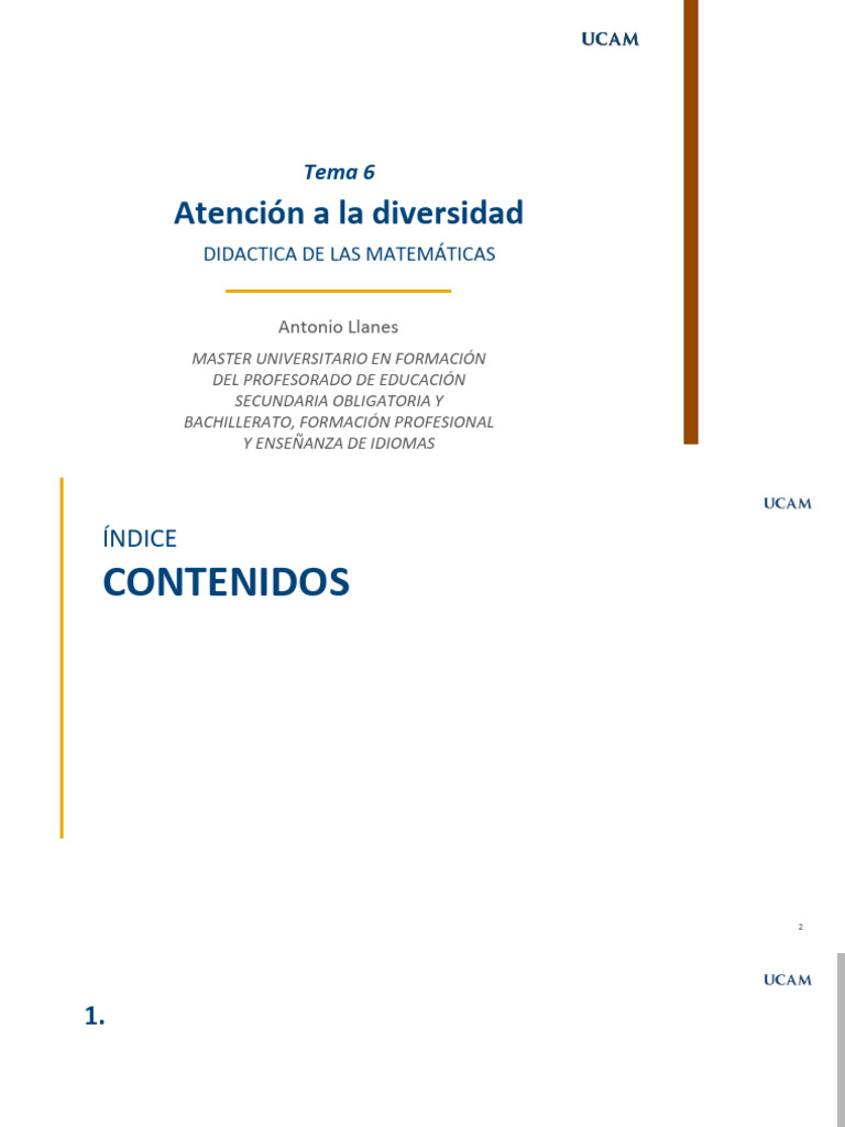 Atención a la Diversidad en Educación | PDF | Plan de estudios ...