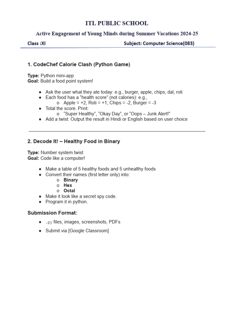 Hhw Comp Sci | PDF