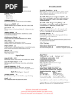 Moxies Menu and Nutritional Information | PDF | Hamburgers | Salad