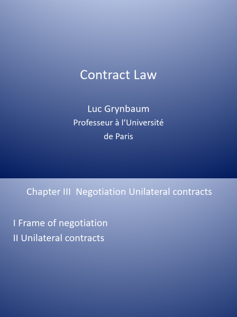 Contract Law PART 2 | PDF | Offer And Acceptance | Annulment