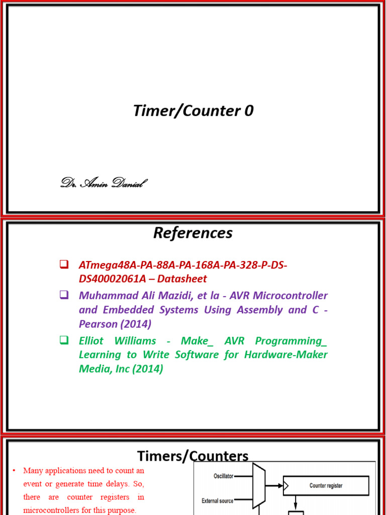 AVR Timer/Counter 0 Overview | PDF | Computer Engineering | Electronics