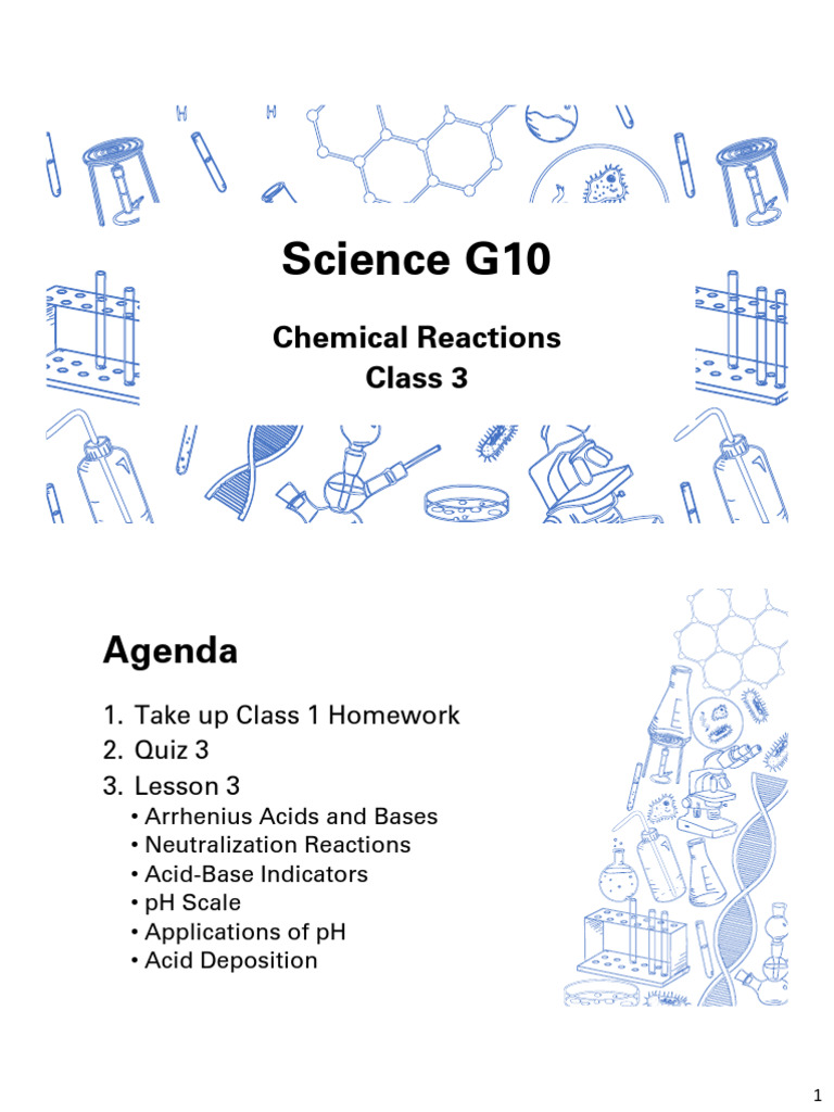 Chemical Reactions: Acids and Bases Guide | PDF | Acid | Ph