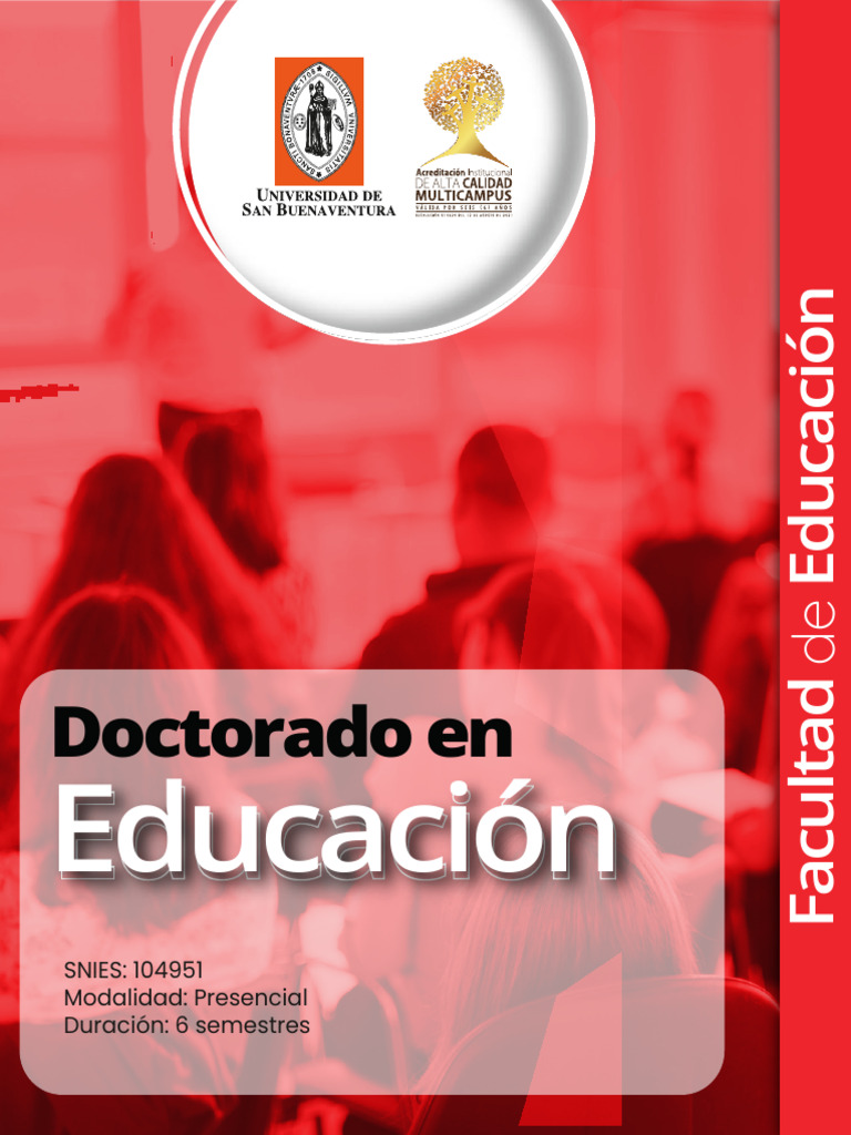 Doctorado en Educación: Plan de Estudios | PDF