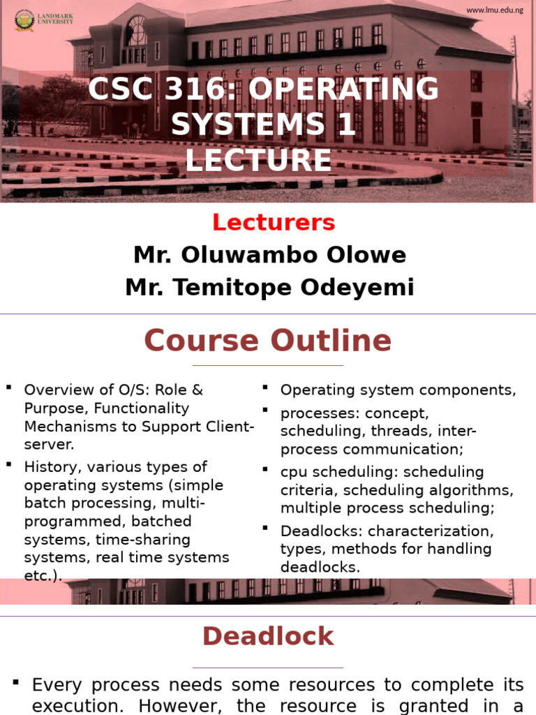 Understanding Deadlock in Operating Systems | PDF | Concurrency ...