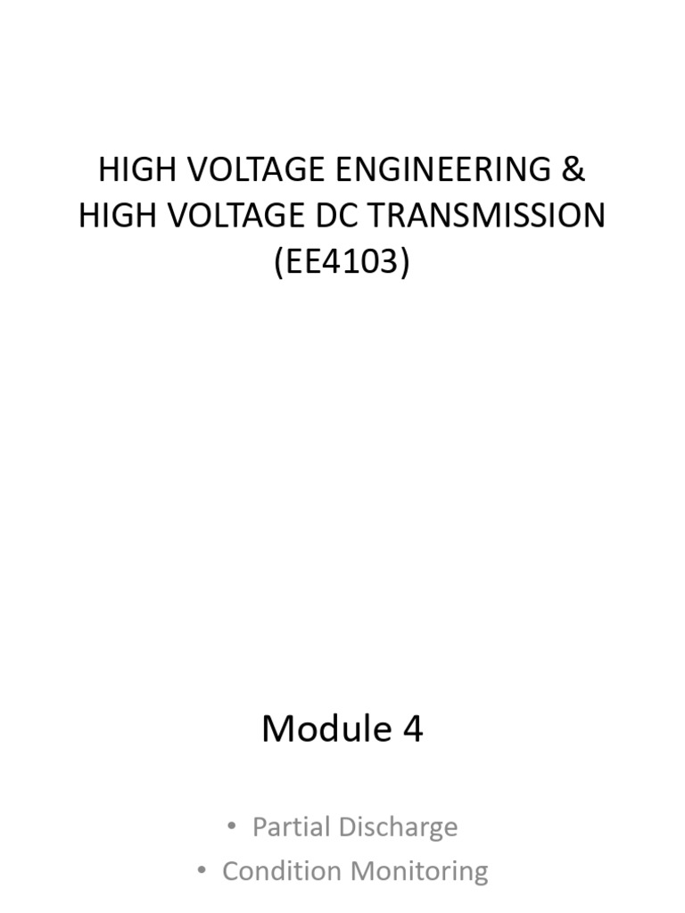 Understanding Partial Discharge in HV Systems | PDF | Insulator ...