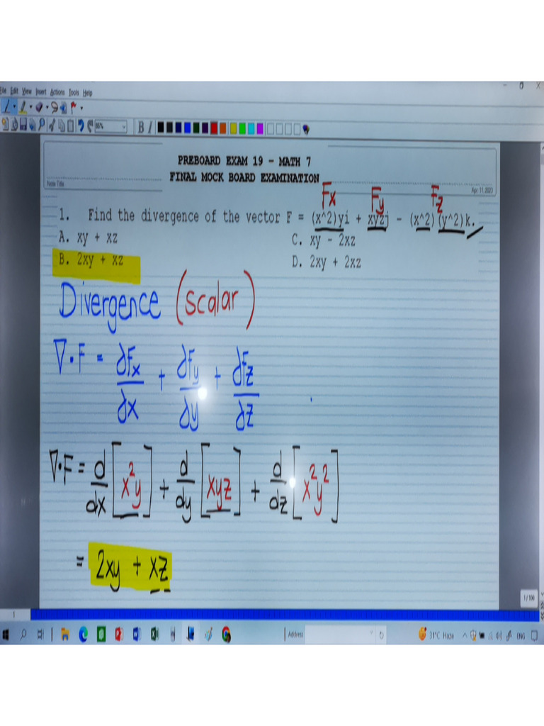 Math Final Mockboard | PDF