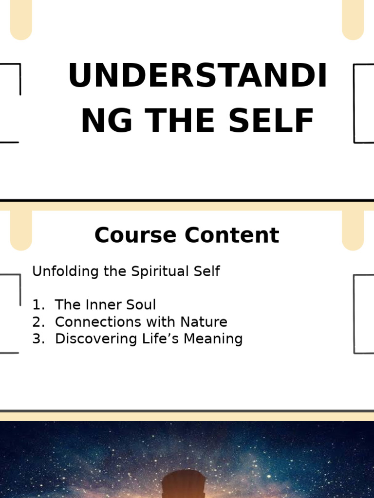 UTS Spiritual Self | PDF | Well Being | Spirituality