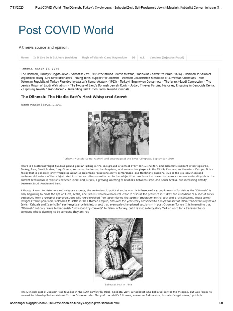 Domneh Turks and Saudi Wahhabis | PDF