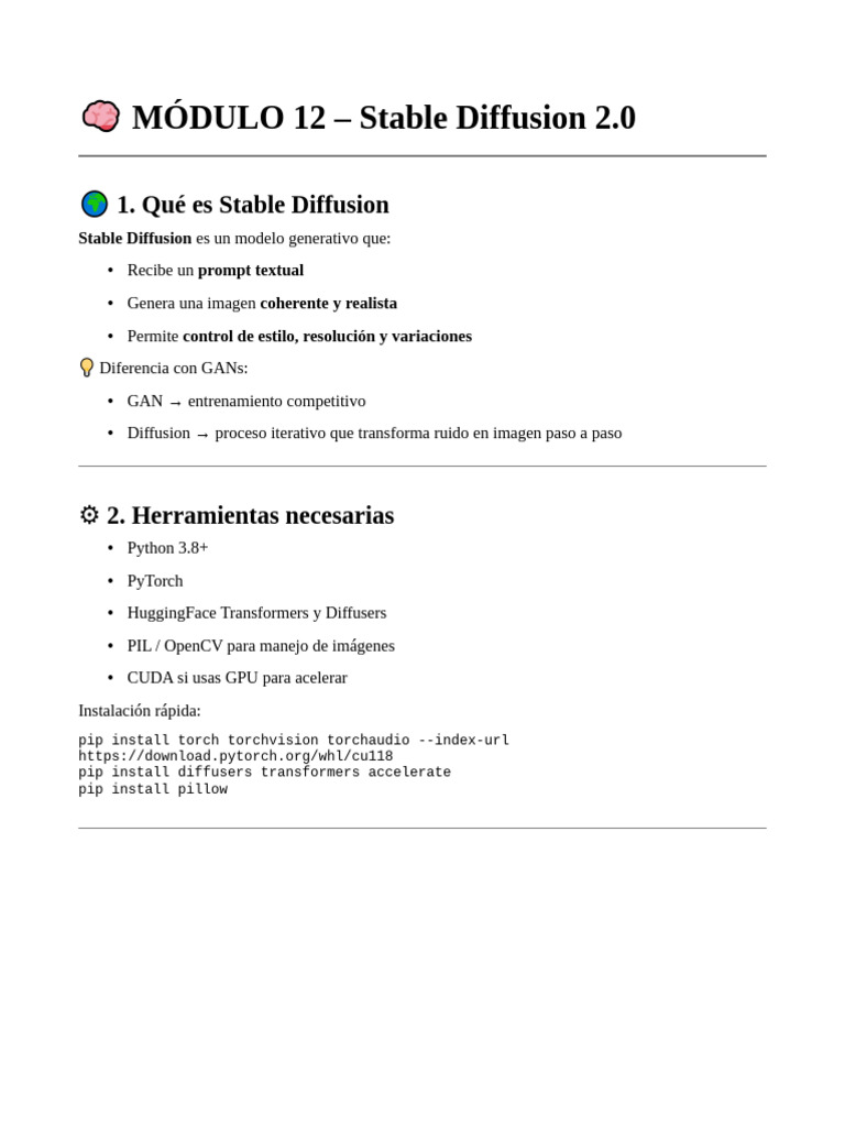 12 Stable Diffusion 2.0 Guide - CompVis, Stability AI, RunwayML | PDF ...