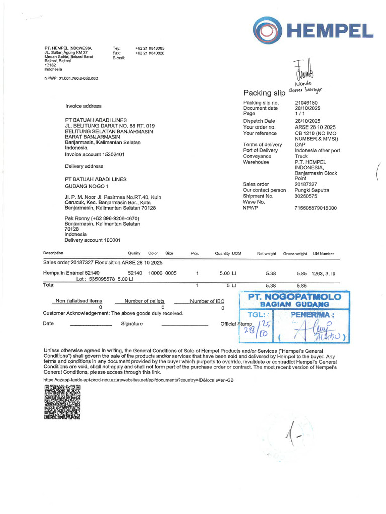 FOC 5 Ltrs (CB 1210) | PDF